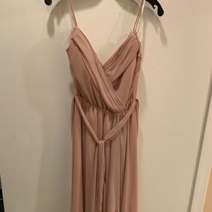 Watters Linden 1504 Buff Size 4 Bridesmaid Dress